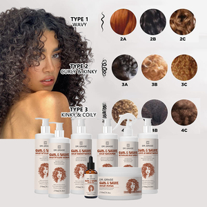Organic Curly Hair Care Kit Anti-Dandruff Moisturizing Repair