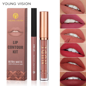 Vegan Fashion Lip Gloss and Lip Liner Set