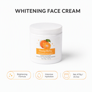Whitening Face Cream Anti Aging Clear Jar Family Size Bulk