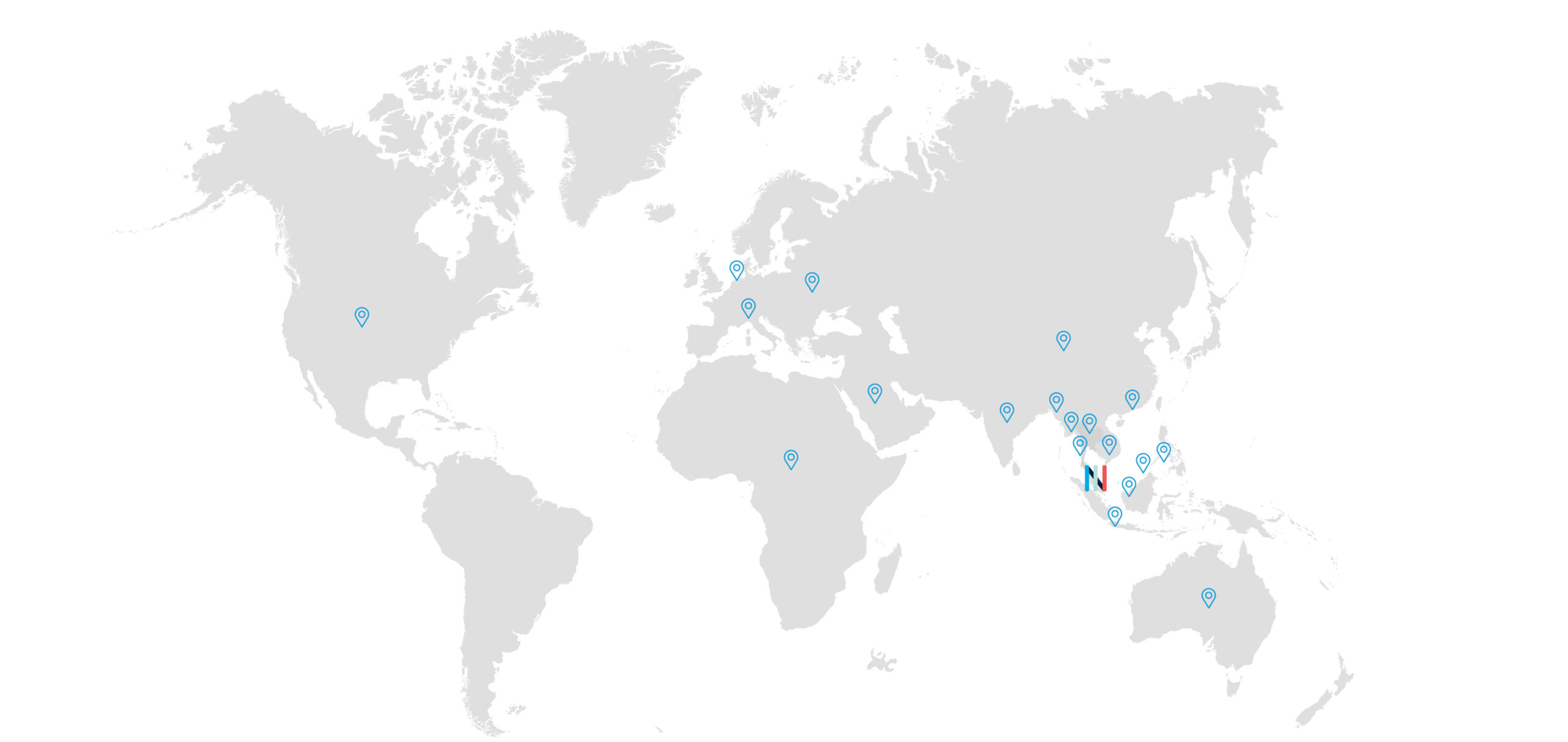 Intercosmetic Asia Pacific global export distribution map