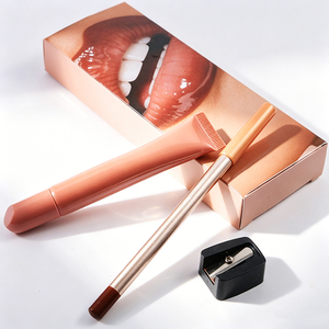 Glass Lip Gloss Set with Lip Liner Kit